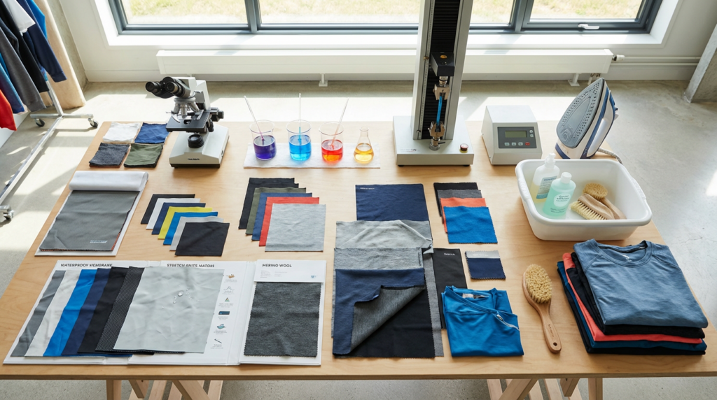 Sportbekleidung Materialien: Funktion & Pflege-Tipps